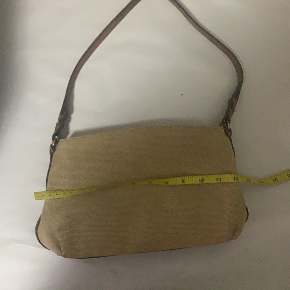 FOSSIL 5 COMPARTMENT BAG LEATHER HANDLE - Picture 7 of 10